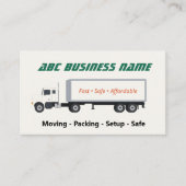 高速移動企業 名刺 (正面)