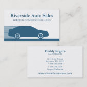 高速自動車名刺(青王室の) 名刺 (正面/裏面)