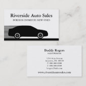 高速自動車名刺（黒） 名刺 (正面/裏面)