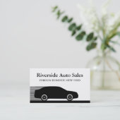 高速自動車名刺（黒） 名刺 (スタンド正面)