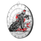 高速自動車道路平らなトラックオートバイのレーサー ダーツボード (正面右)