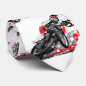 高速自動車道路平らなトラックオートバイのレーサー ネクタイ (ロール)