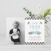 高速誕生日招待状 |第4回レース招待状 招待状 (スタンド正面)