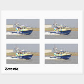 高速警察艇 長方形シール (シート)