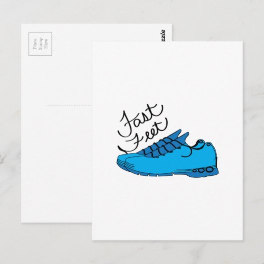 高速足 ポストカード (正面/裏面)