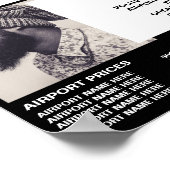 高速車のロゴ、写真、タクシー運転手、価格表 ポスター (角)