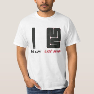 高速車の速い運転者(ライト) Tシャツ