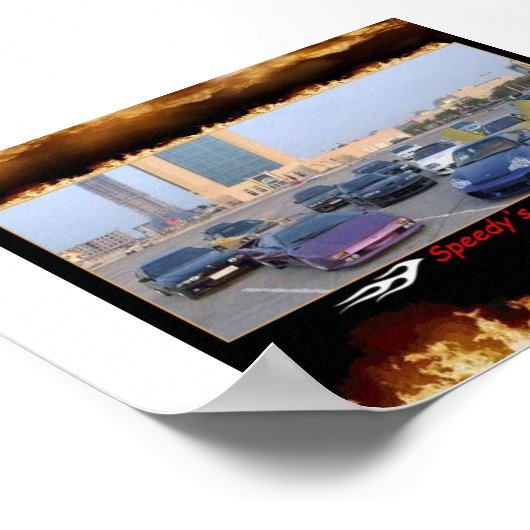 高速車 ポスター (角)