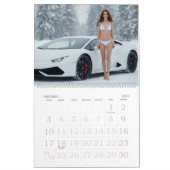 高速車、少ない服 – セクシーBikini車カレンダー カレンダー (1月 2027)