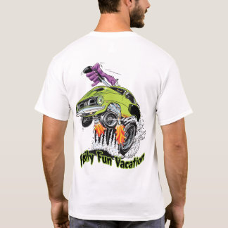 高速転送旅行家族のおもしろいの休暇 Tシャツ