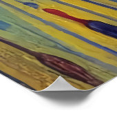 高速道路と都市 | AIアートポスター ポスター (角)