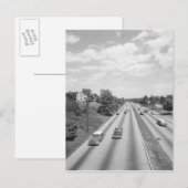 高速道路の交通 ポストカード (正面/裏面)