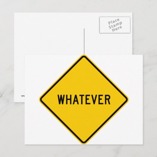 高速道路の標識 ポストカード (正面/裏面)