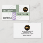 高速道路交差トラック輸送運転手 名刺 (正面/裏面)