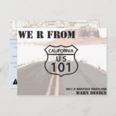 高速道路101 ポストカード (正面/裏面)