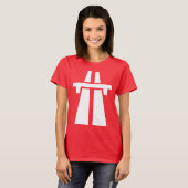 高速道路、高速道路、オートバーン – 白 Tシャツ (正面フル)