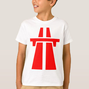 高速道路、高速道路、オートバーン – 赤 Tシャツ