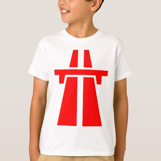 高速道路、高速道路、オートバーン – 赤 Tシャツ (正面)