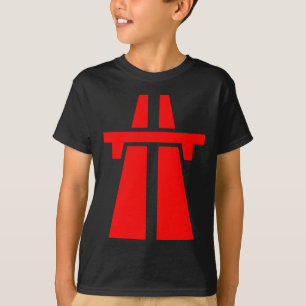 高速道路、高速道路、オートバーン – 赤 Tシャツ