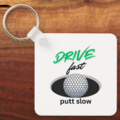 高速駆動、高速駆動、低速駆動 キーホルダー (正面)