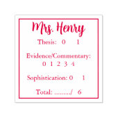 高速&簡単エッセー採点 セルフインキングスタンプ (デザイン)