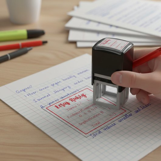 高速&簡単エッセー採点 セルフインキングスタンプ