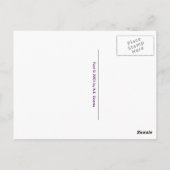 高速(金ゴールドと白の光線) ポストカード (裏面)