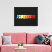 高速、高速、高速 キャンバスプリント (インサイチュ (リビング))