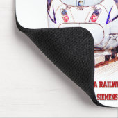 高速CRH380BL中国鉄道電車 マウスパッド (コーナー)