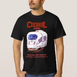 高速CRH380BL中国鉄道電車 Tシャツ
