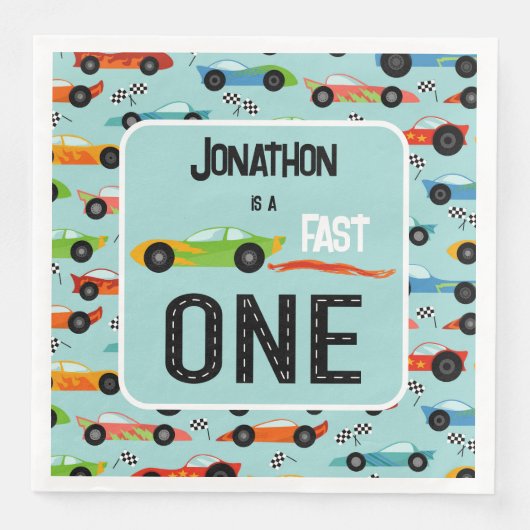 高速ONEレーサーをテーマにした第1誕生日パーティー (正面)