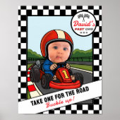 高速ONE - 1つ取って、バックルを上げる!有利なサイン ポスター (正面)