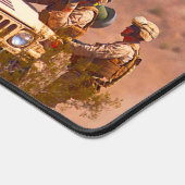 高運動多目的輪車 デスクマット (コーナー)