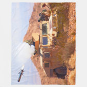 高運動多目的輪車 フリースブランケット (正面)