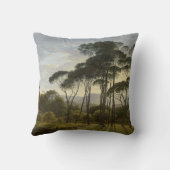 高野槙の油絵のイタリアンな景色 クッション (裏面)