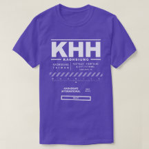 高雄国際的空港KHH Tシャツ