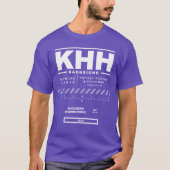 高雄国際的空港KHH Tシャツ (正面)