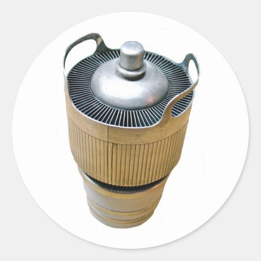 高電力透過真空管 ラウンドシール (正面)