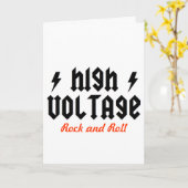 高電圧 カード (黄色い花)