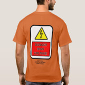 高電圧！ティー Tシャツ (裏面)