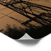 高電圧 ポスター (角)