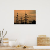 高電圧 ポスター (キッチン)