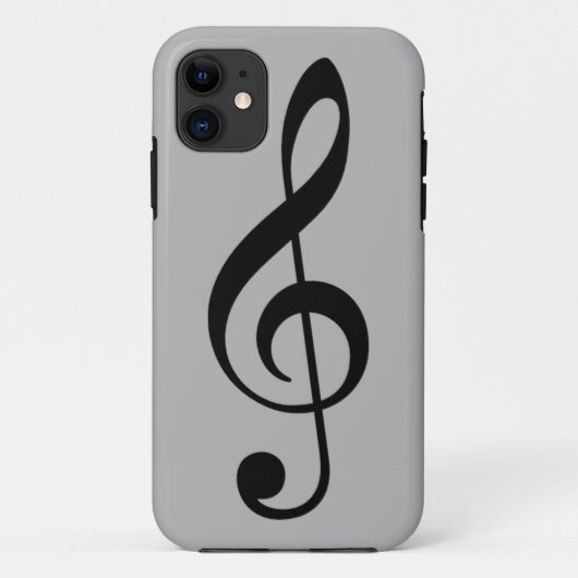 高音クレフ、 音符記号アイコン Case-Mate iPhoneケース (裏面)