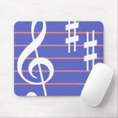 高音クレフ、 音符記号マウスパッド マウスパッド (マウス)