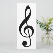 高音クレフ、 音符記号 招待状 (スタンド正面)