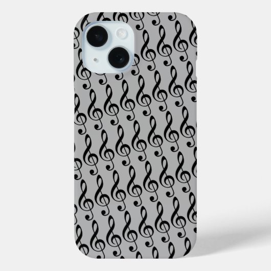 高音クレフ、 音符記号 Case-Mate iPhoneケース (裏面)
