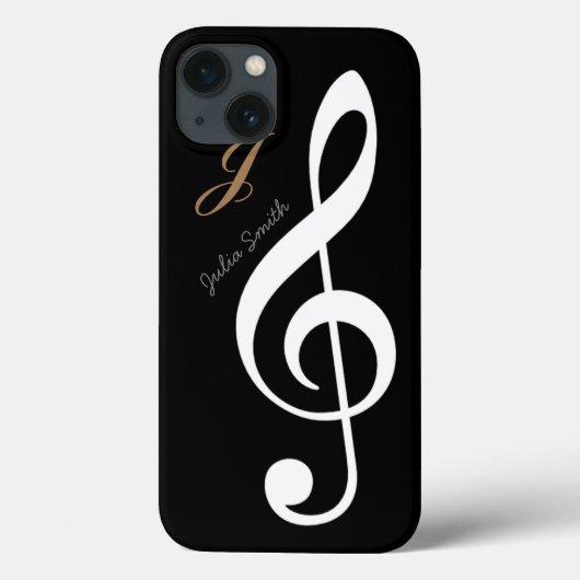 高音パーソナライズされた楽 Case-Mate iPhoneケース (裏面)