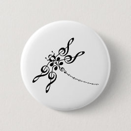 高音域のトンボ 缶バッジ