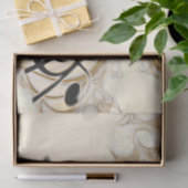 高音域クレフ、 音符記号合成金ゴールドミュージシャン分離 薄葉紙 (ギフト)