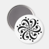 高音域スワール磁石 マグネット (正面/裏面)